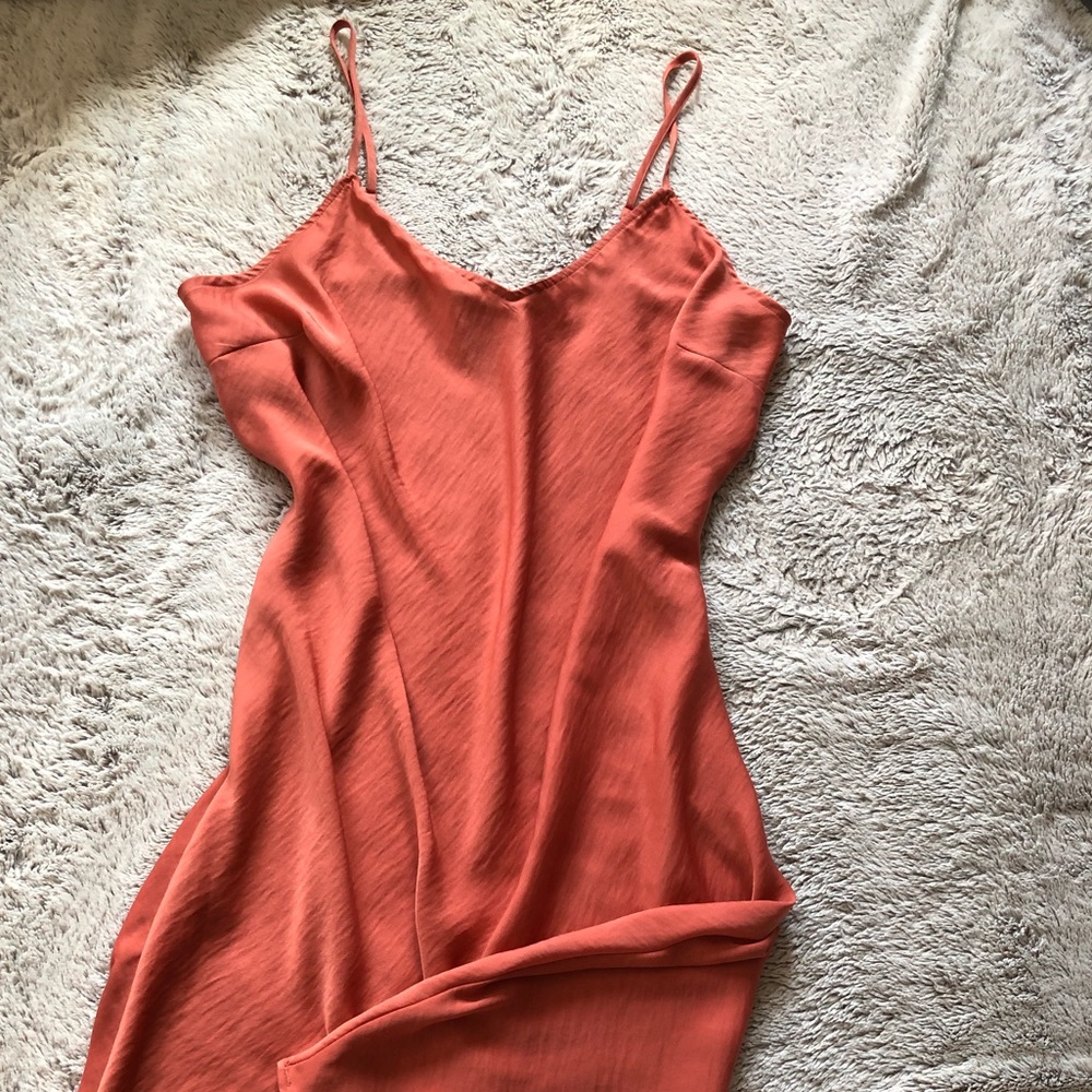 Women's Sleeveless Satin Slip Dress
